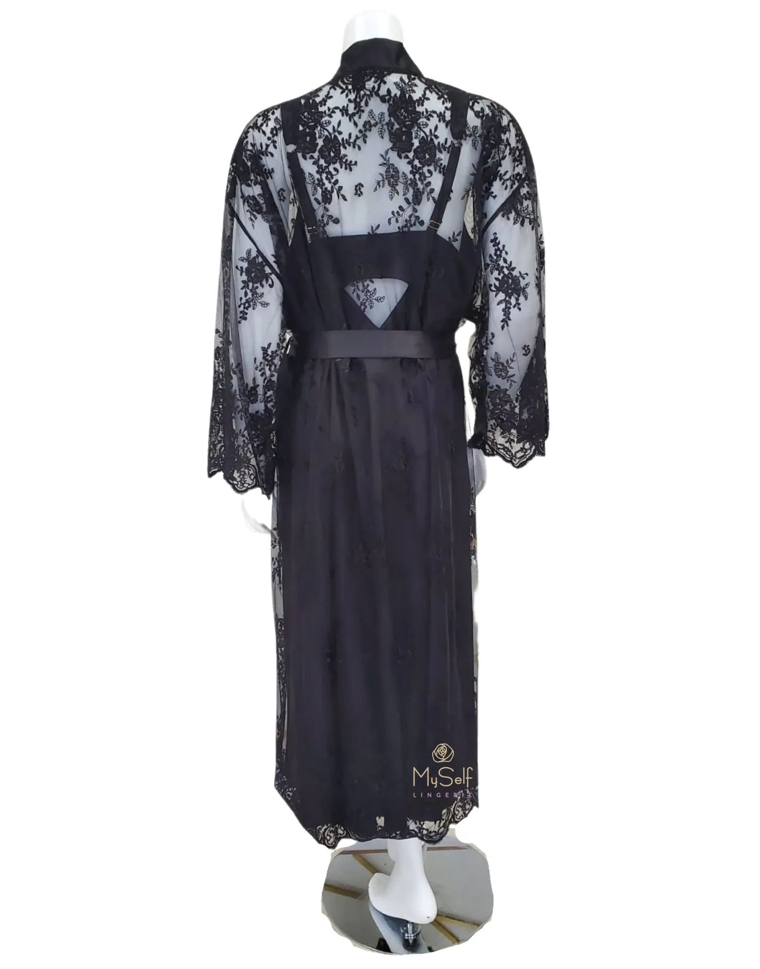 220 Darling Embroidered Lace Robe