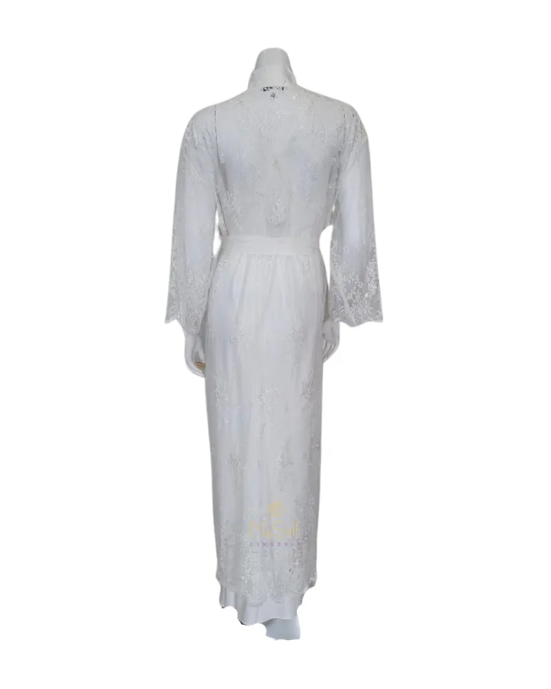 220 Darling Embroidered Lace Robe