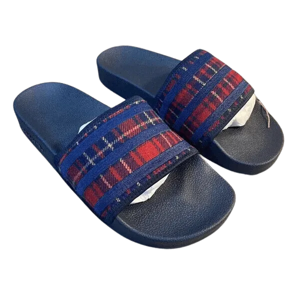 Adidas Men's Adilette Slide ‘Cozy Pack - Legend Ink Victory Crimson’
