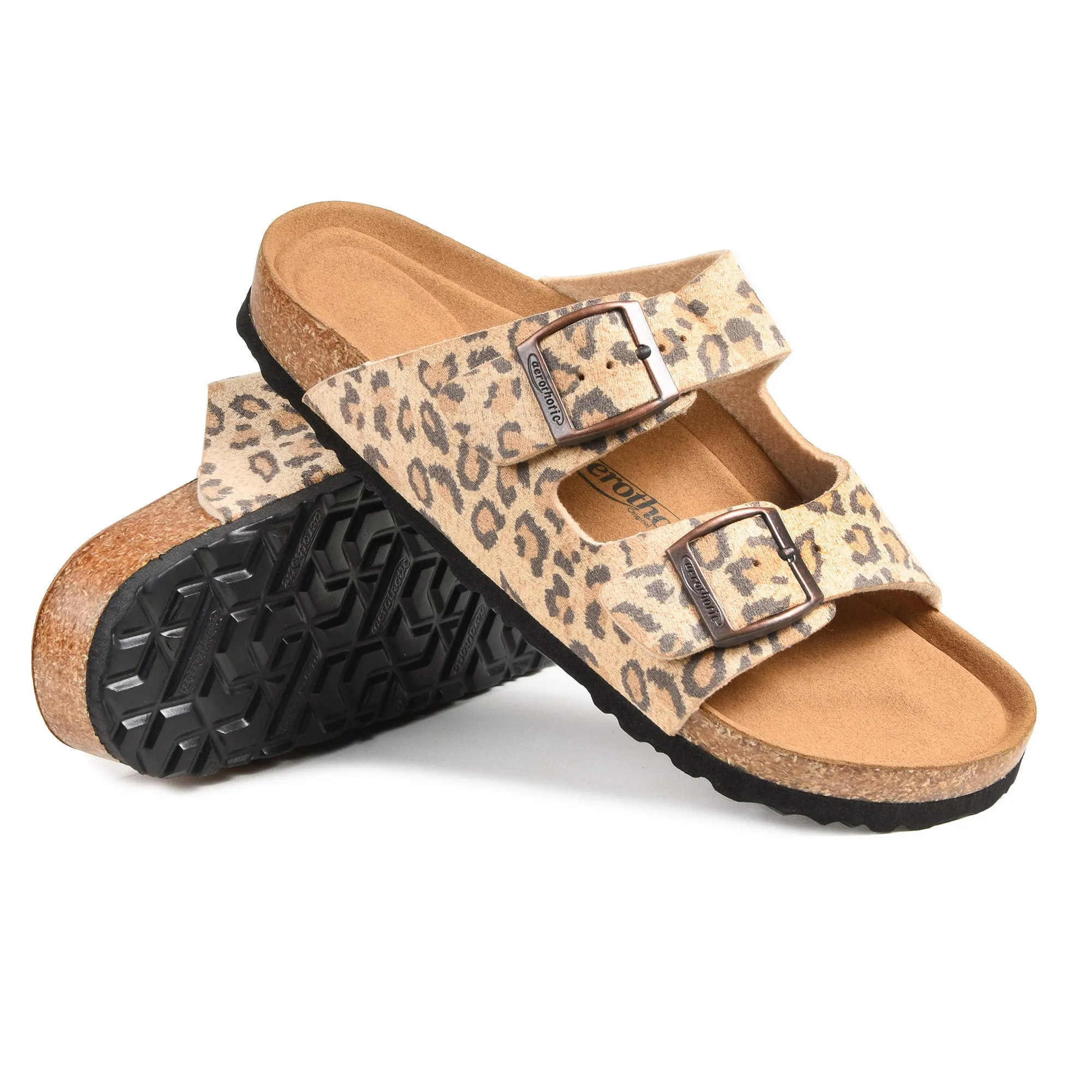 Aerothotic - Ellys Arch Supportive Adjustable Unisex Strap Slides - PU1110