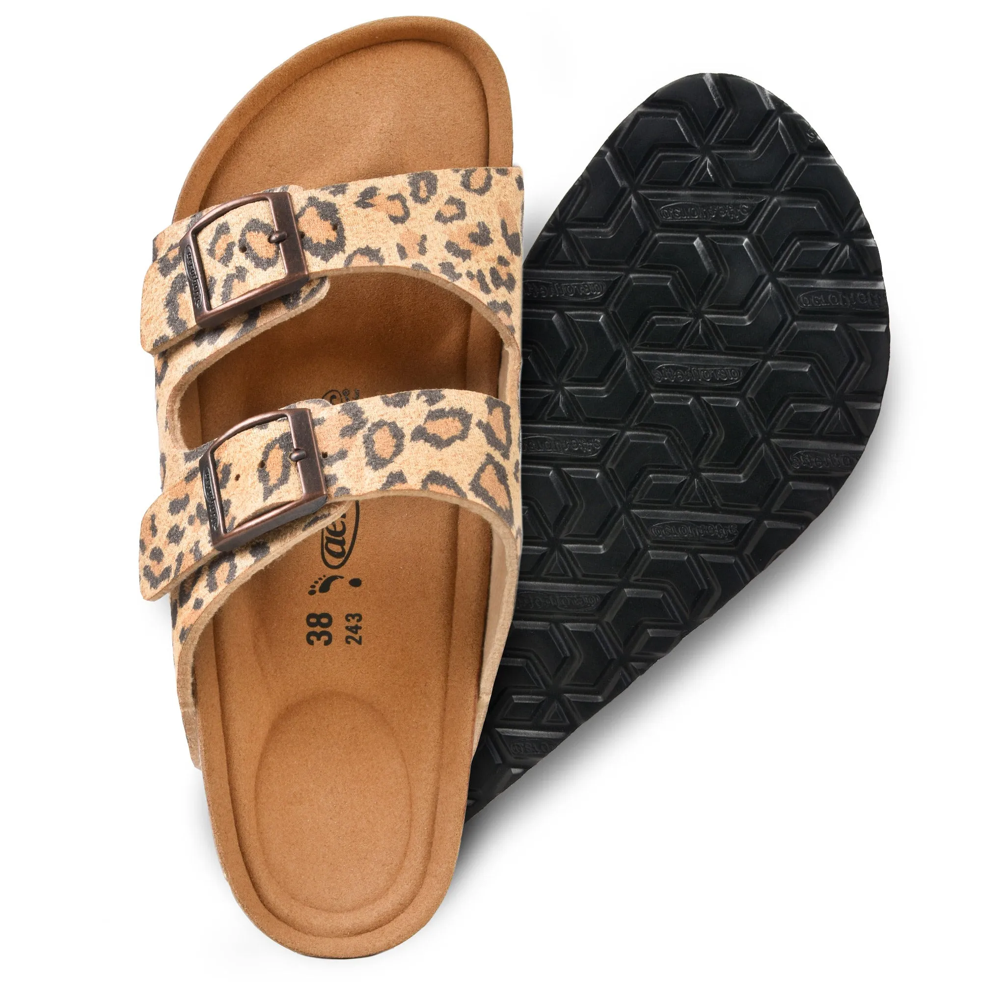 Aerothotic - Ellys Arch Supportive Adjustable Unisex Strap Slides - PU1110