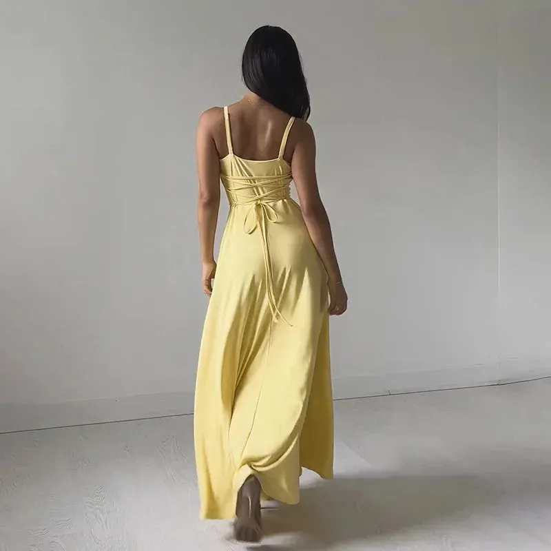 Anby - Robe longue élégante et drapée