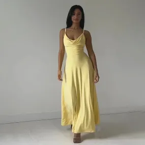 Anby - Robe longue élégante et drapée