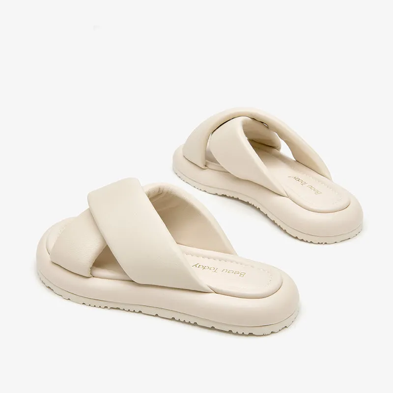 BeauToday Leisure Soft Comfy Cloud Slides Slipper for Women