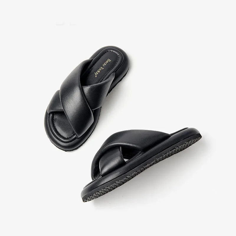 BeauToday Leisure Soft Comfy Cloud Slides Slipper for Women