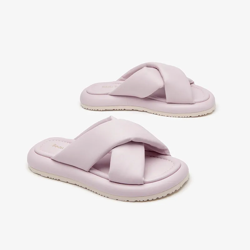BeauToday Leisure Soft Comfy Cloud Slides Slipper for Women