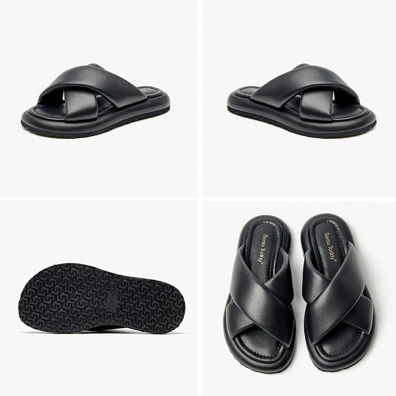 BeauToday Leisure Soft Comfy Cloud Slides Slipper for Women