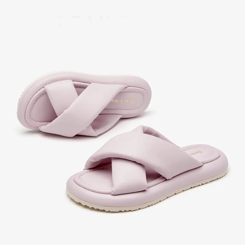 BeauToday Leisure Soft Comfy Cloud Slides Slipper for Women