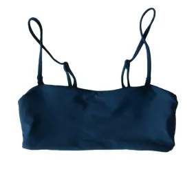 BERMUDA BIKINI TOP IN MIDNIGHT TEAL