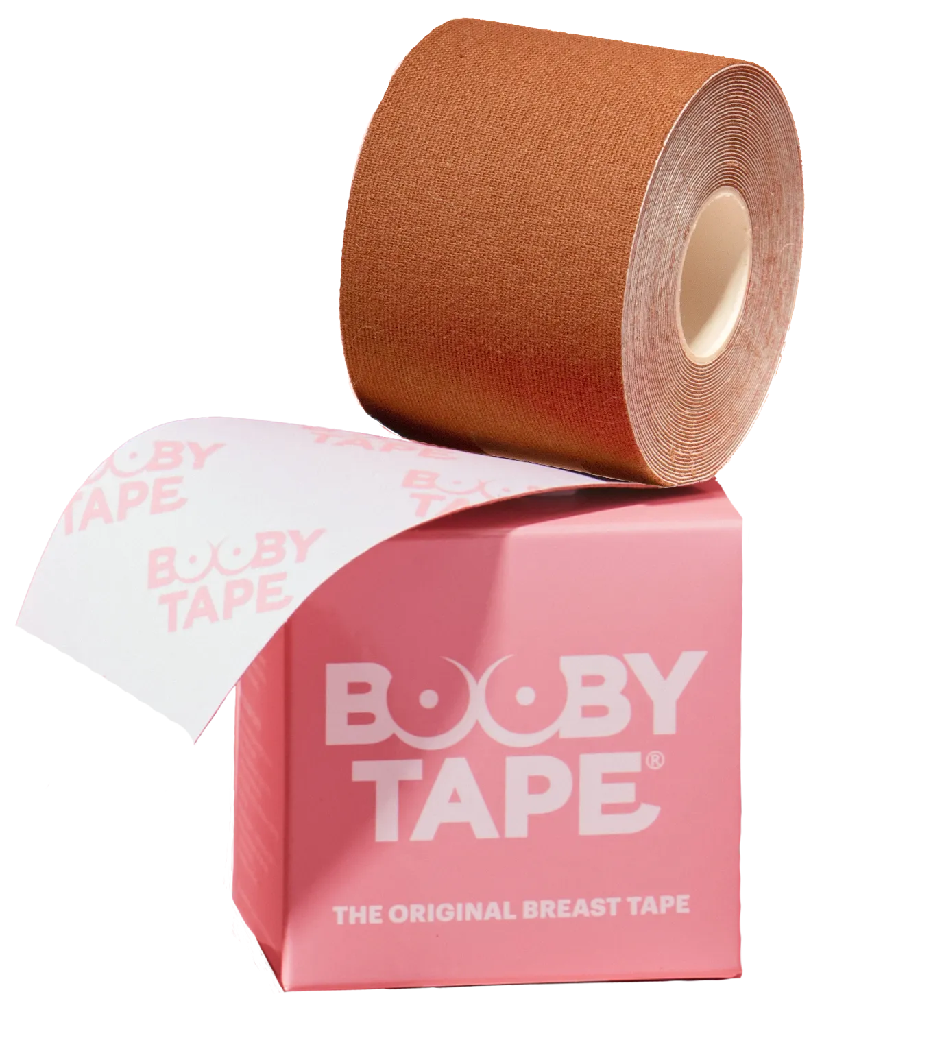 Booby Tape Original Boob Tape for Instant Breast Lift and Bra, Small and Large Busts, Latex-Free, Hypoallergenic Adhesive Tape, Holds up to 6 hours, Multiple Ways to Wear, 5 Meters, Multiple Colors, 1 Count