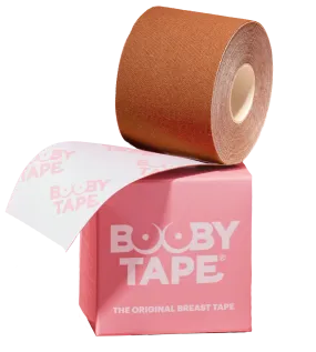 Booby Tape Original Boob Tape for Instant Breast Lift and Bra, Small and Large Busts, Latex-Free, Hypoallergenic Adhesive Tape, Holds up to 6 hours, Multiple Ways to Wear, 5 Meters, Multiple Colors, 1 Count