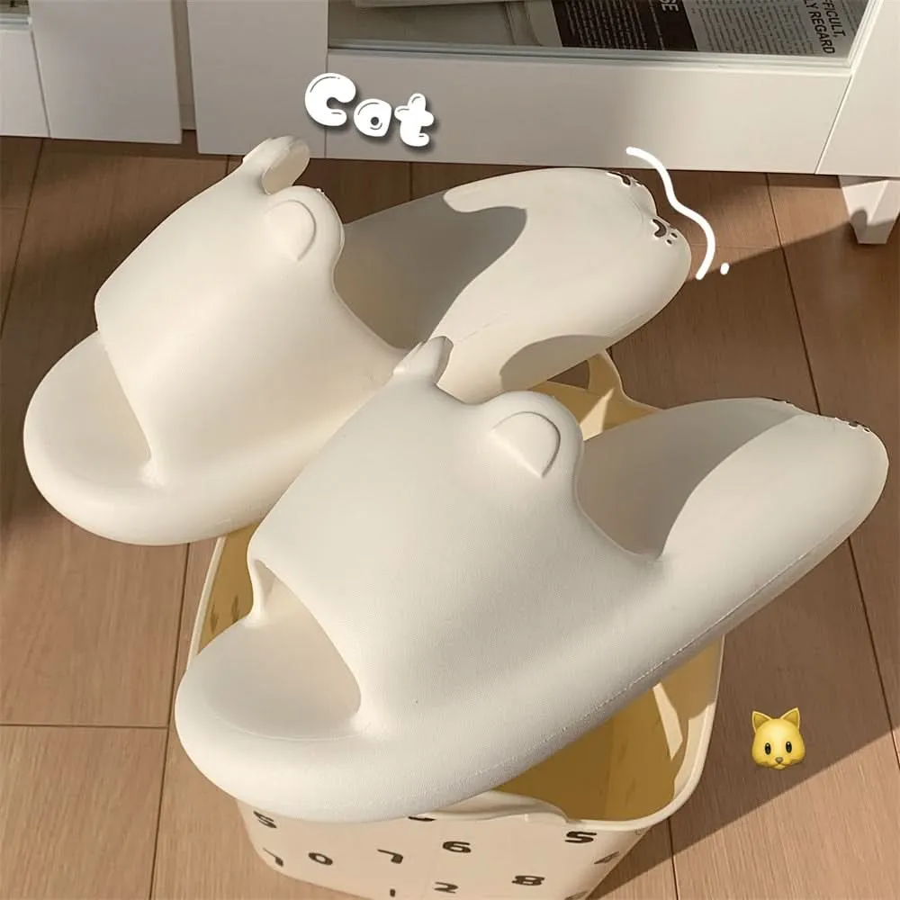 Cat Slides for Women | Indoor Outdoor EVA Summer Slides