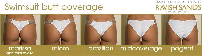 Custom Tropical Multi Green Floral Multistring Bikini (Abby)***(SUIT SOLD PER PIECE OR SET, price varies)