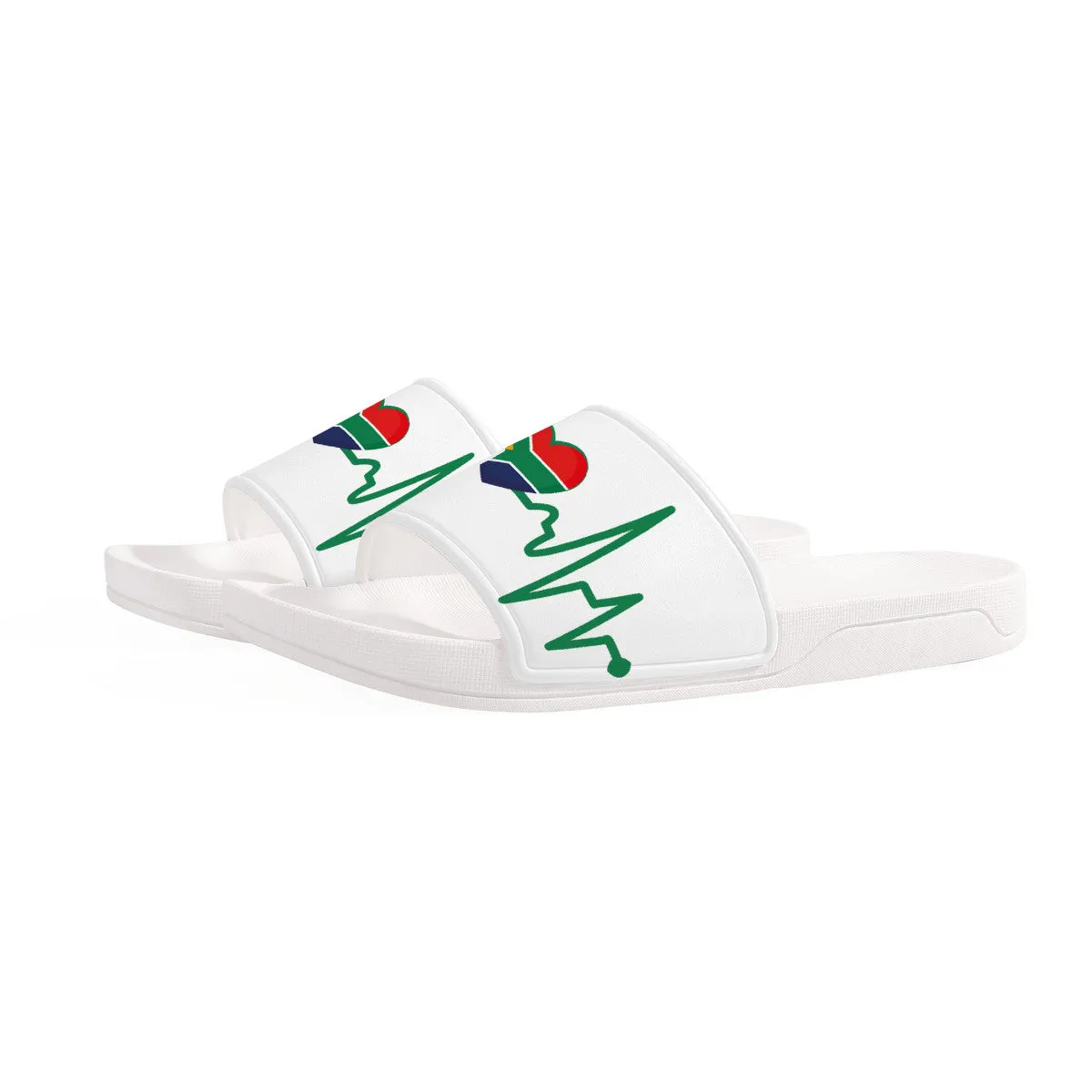 D30 Slide Sandals - White