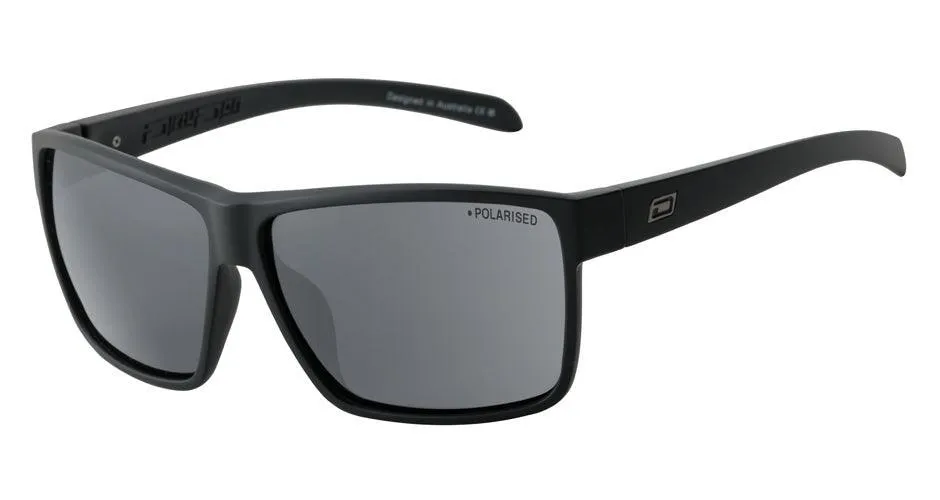 Dirty Dog Rackateer Satin Black / Grey Polarised