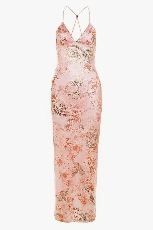 Euforia Maxi-robe imprimée papillon