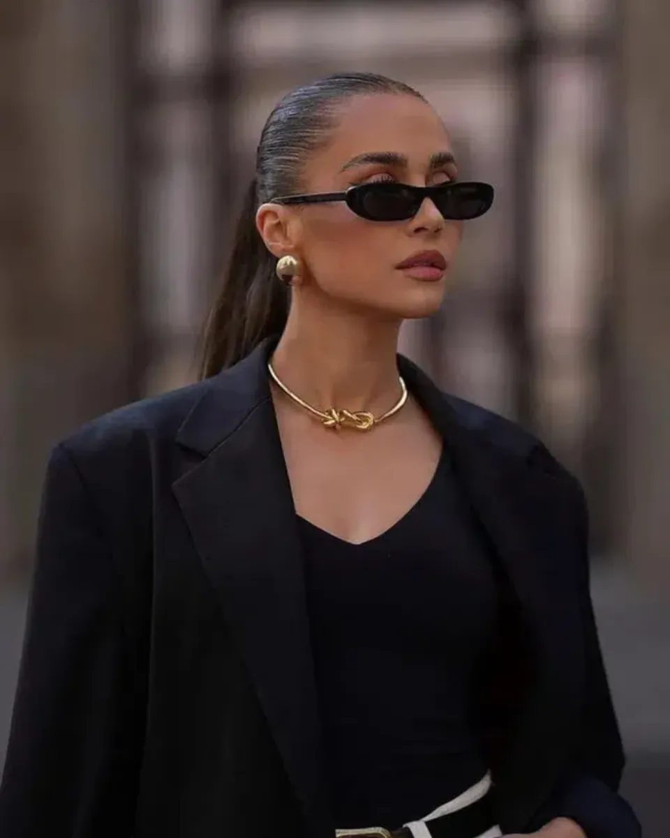 Giada – Vintage oval frame – Sunglasses