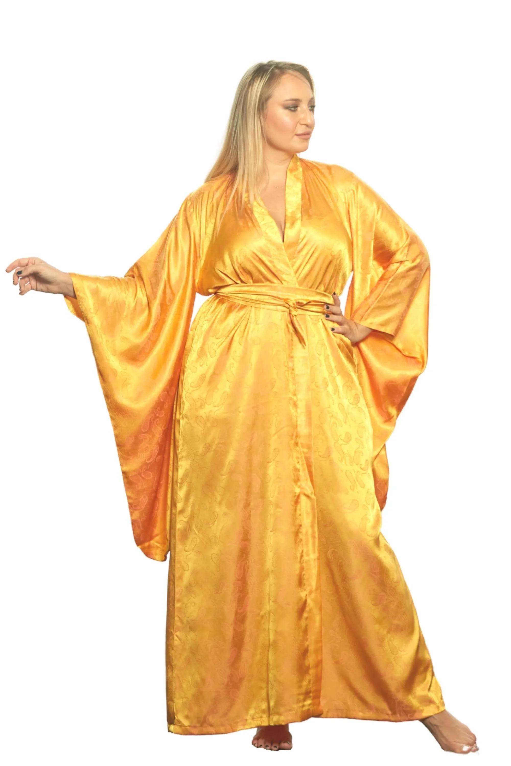 Honey kimono robe