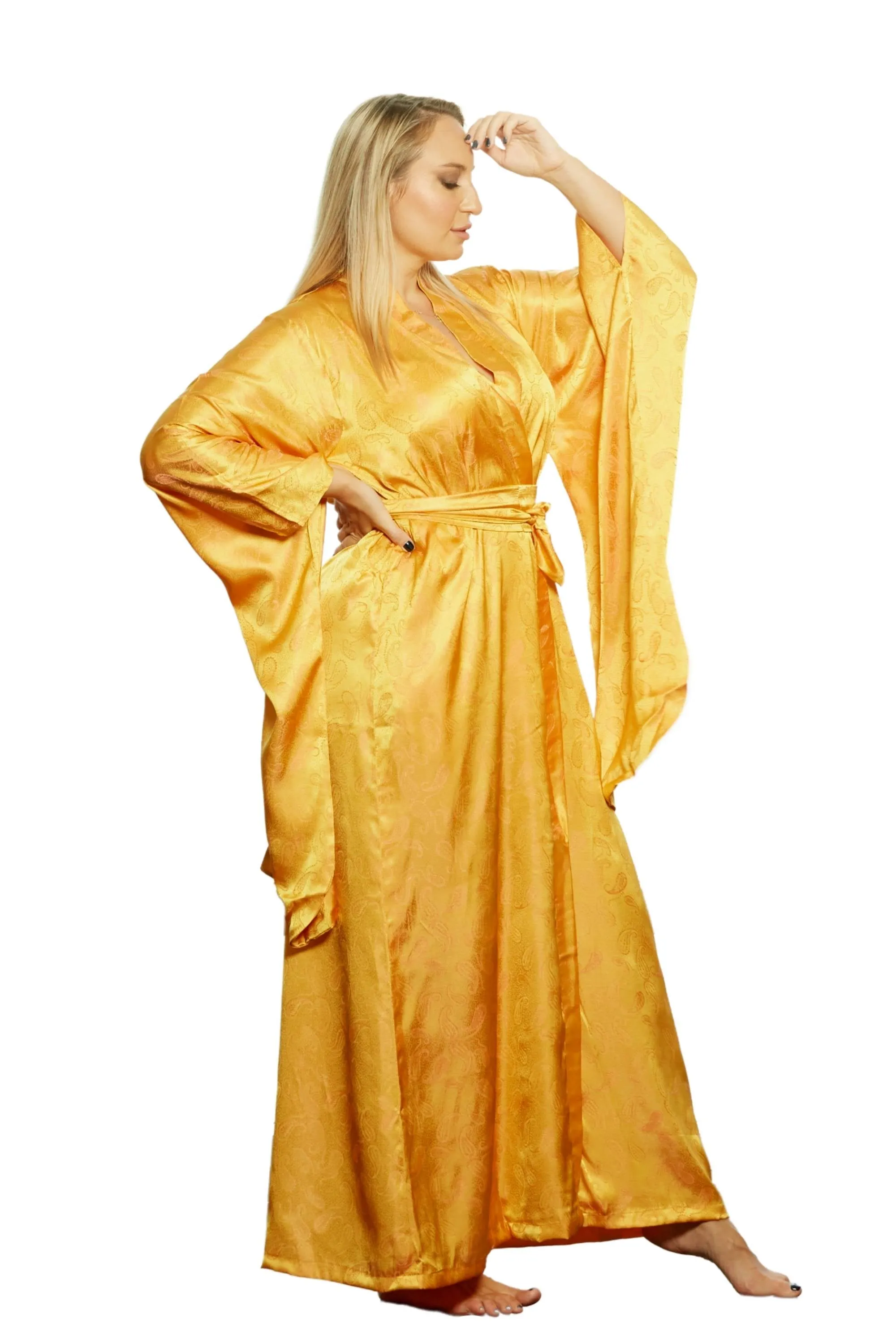 Honey kimono robe