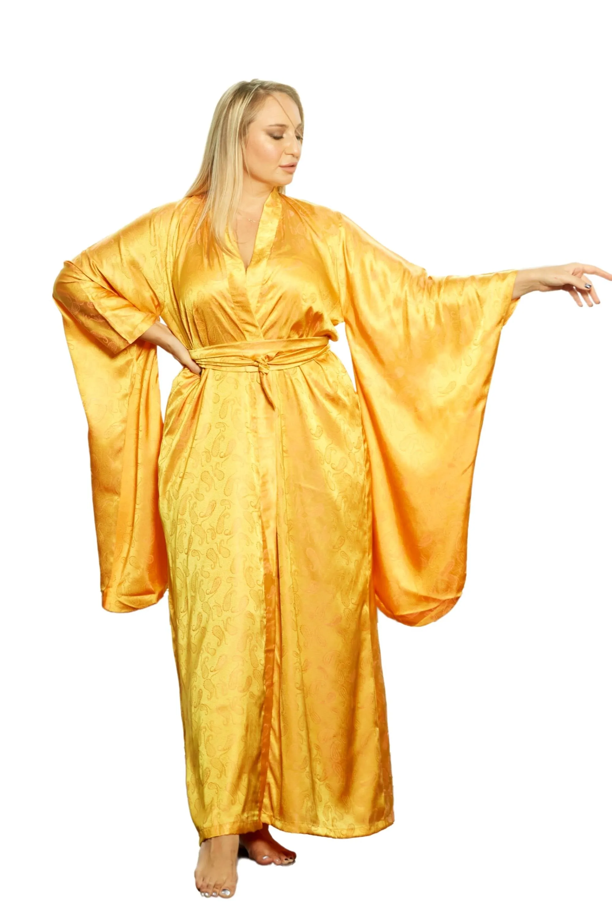Honey kimono robe