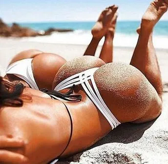 Hot Plain Hollow Out Thong Bottom Bikini