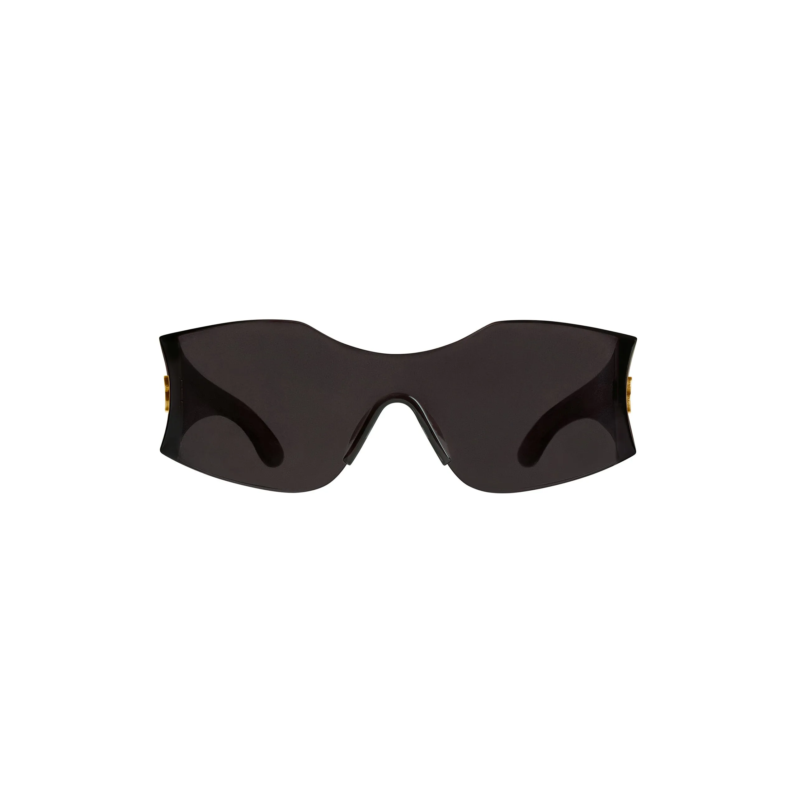Hourglass Mask Sunglasses (Black)