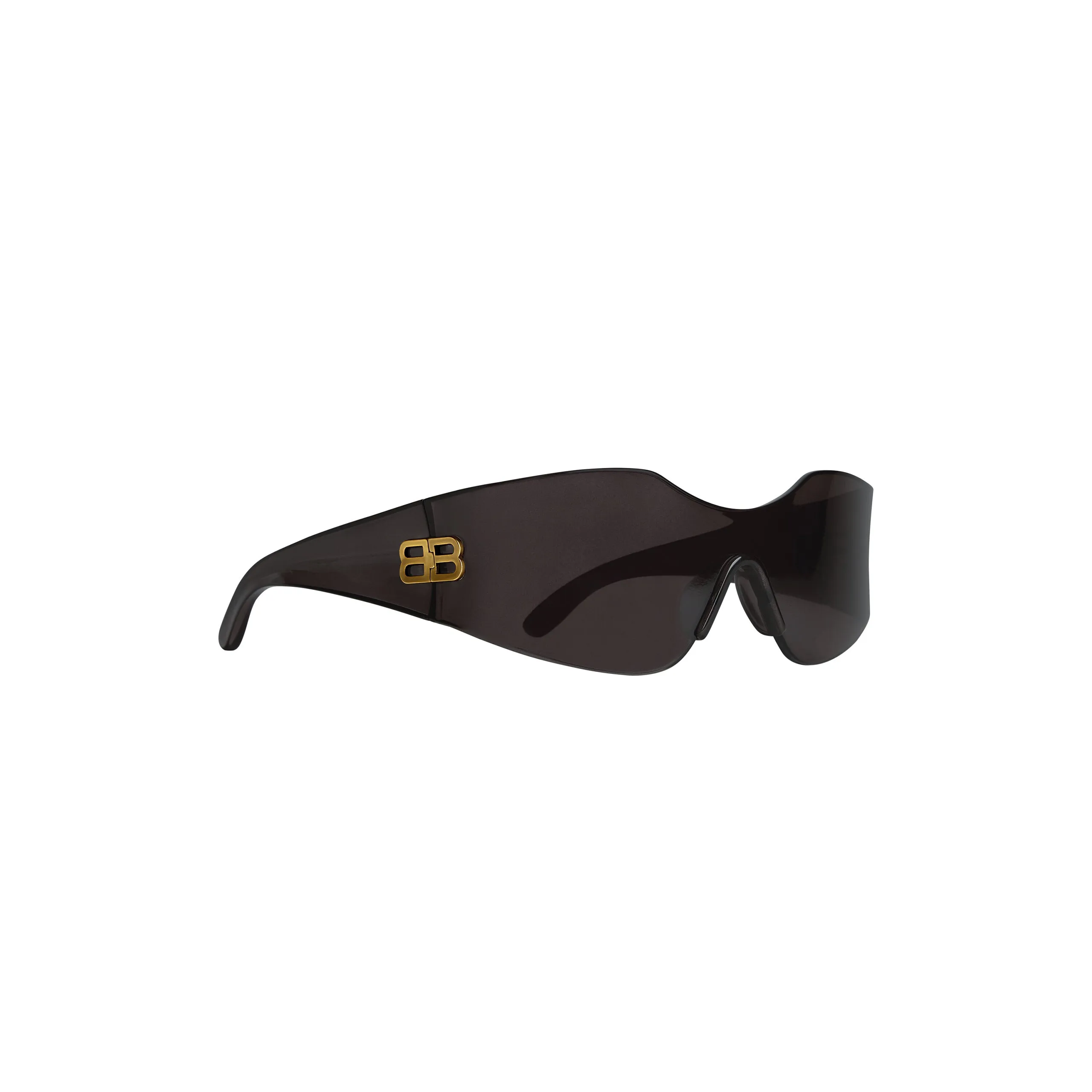 Hourglass Mask Sunglasses (Black)