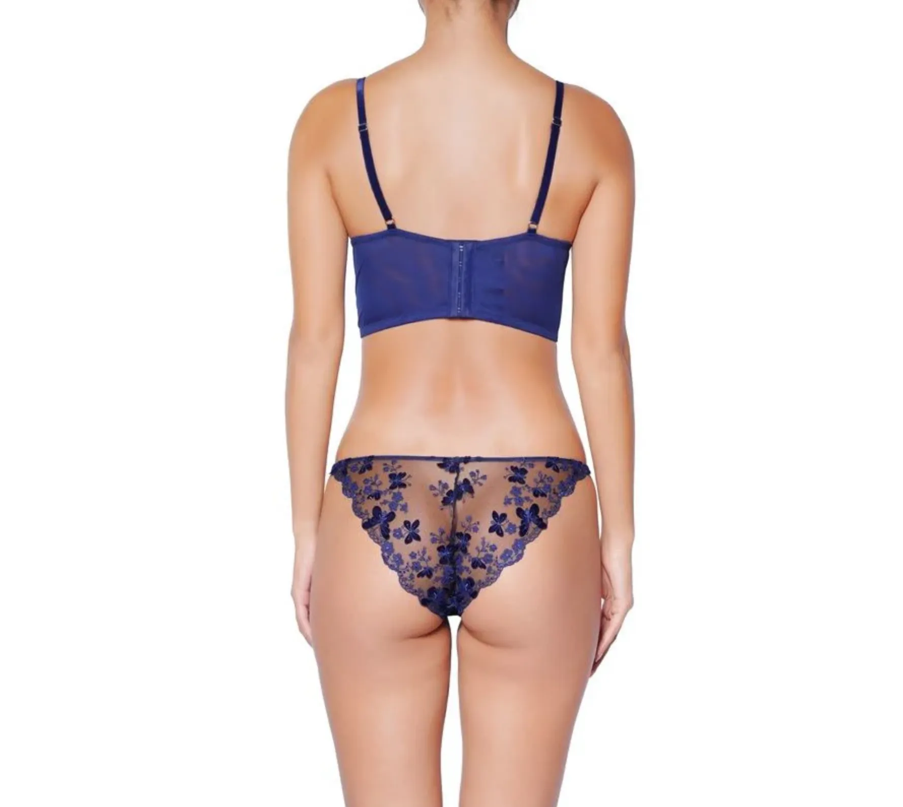 Huit Papillon Bikini in Navy