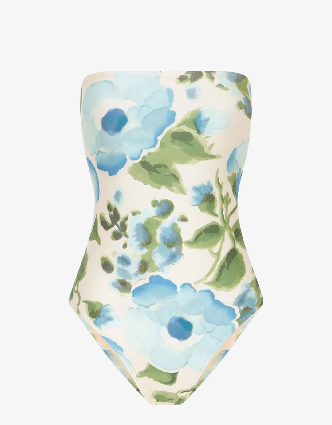 Isles Bandeau Swimsuit - Watercolour