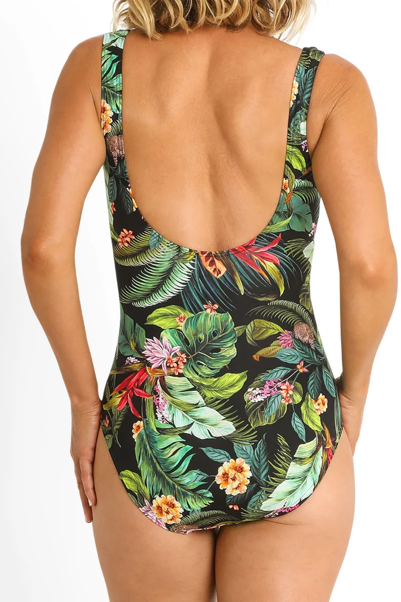 Jantzen Meka Multi Fit Mesh Frill One Piece
