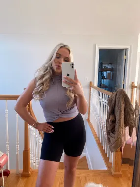 Lilac Highneck Tank