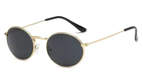 Mens Black Oval Sunglasses - Stylish and Classy Eyewear for Every Occasion