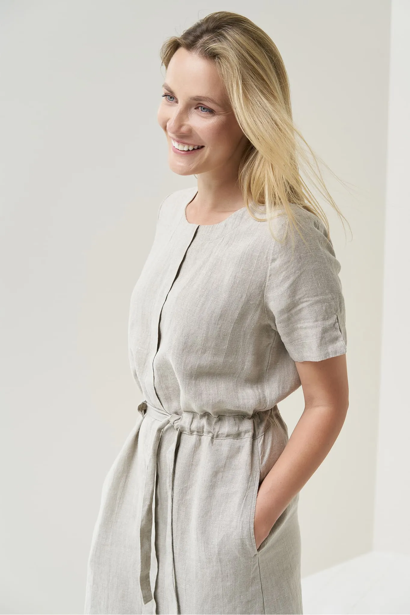 Organic linen dress Milo