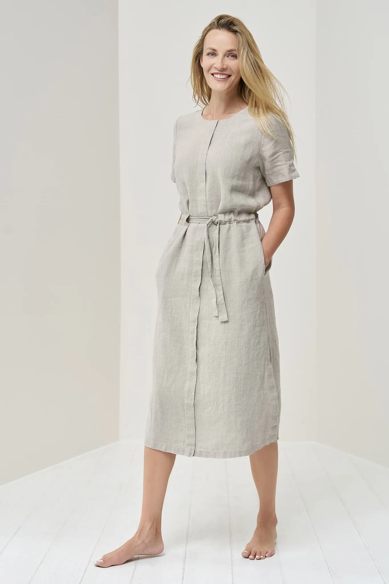 Organic linen dress Milo