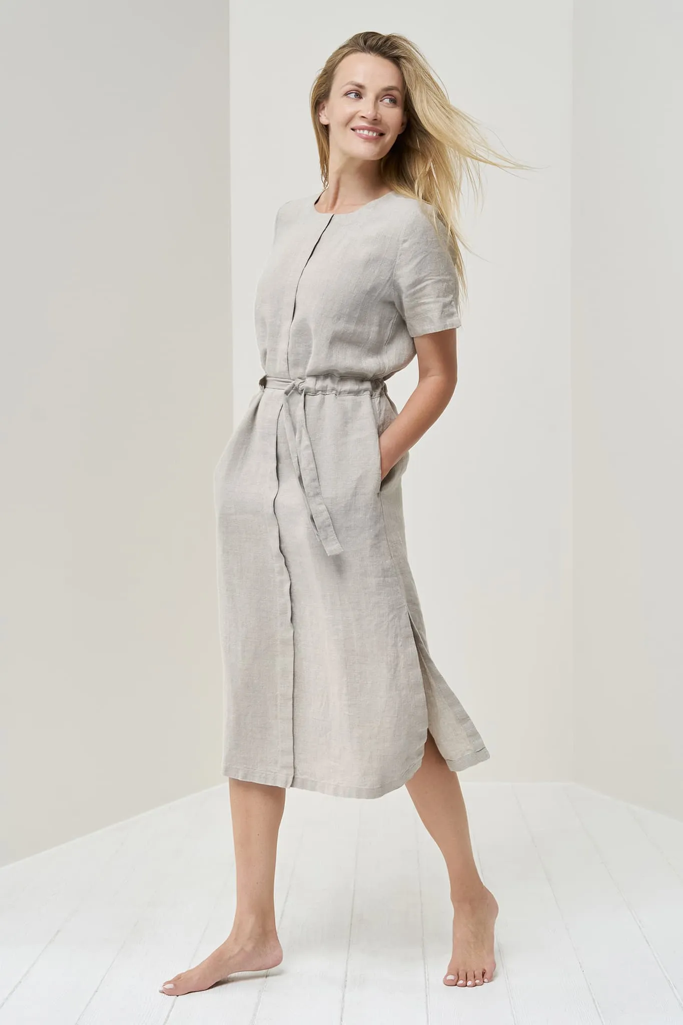 Organic linen dress Milo