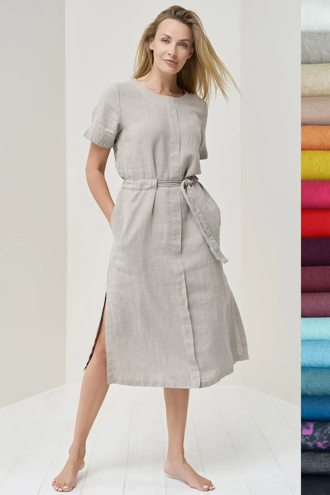 Organic linen dress Milo