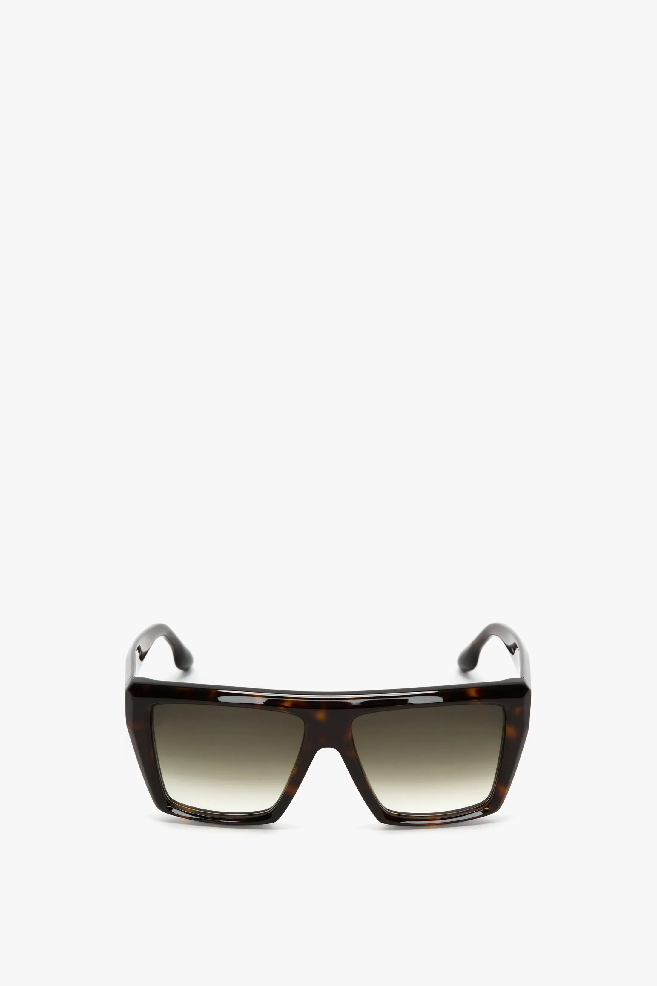 Oversized Acetate Frame Sunglasses In Dark Havana