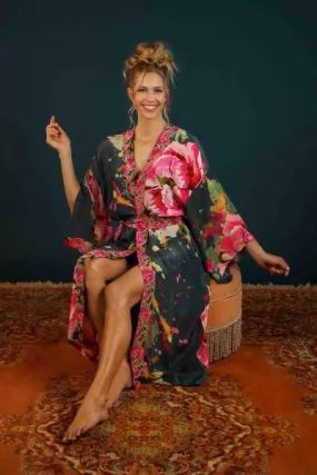 Painted Pony Kimono Gown - One Size