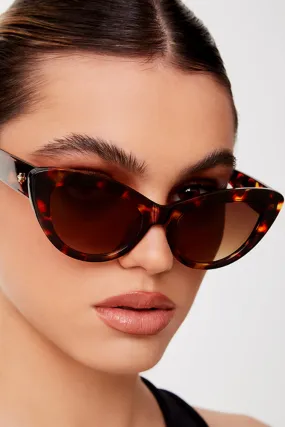 PETA   JAIN Georgina Sunglasses Tort Brown