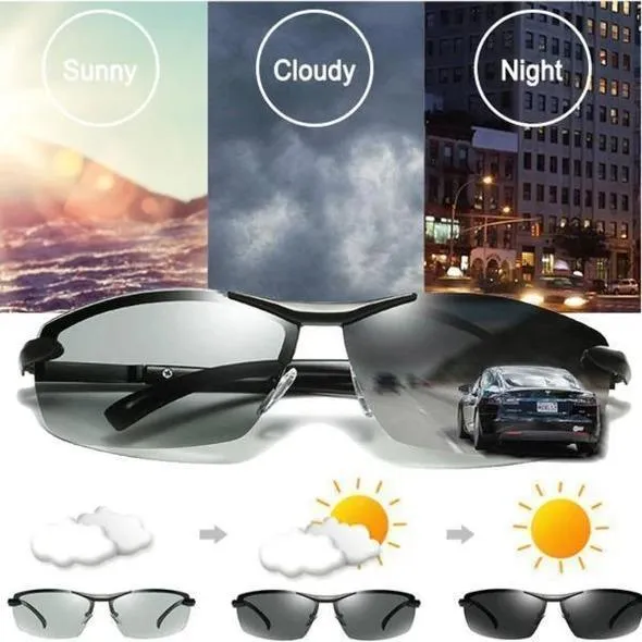 Photochromic Polarized Sunglasses - Buy 2, Get 1 Free!