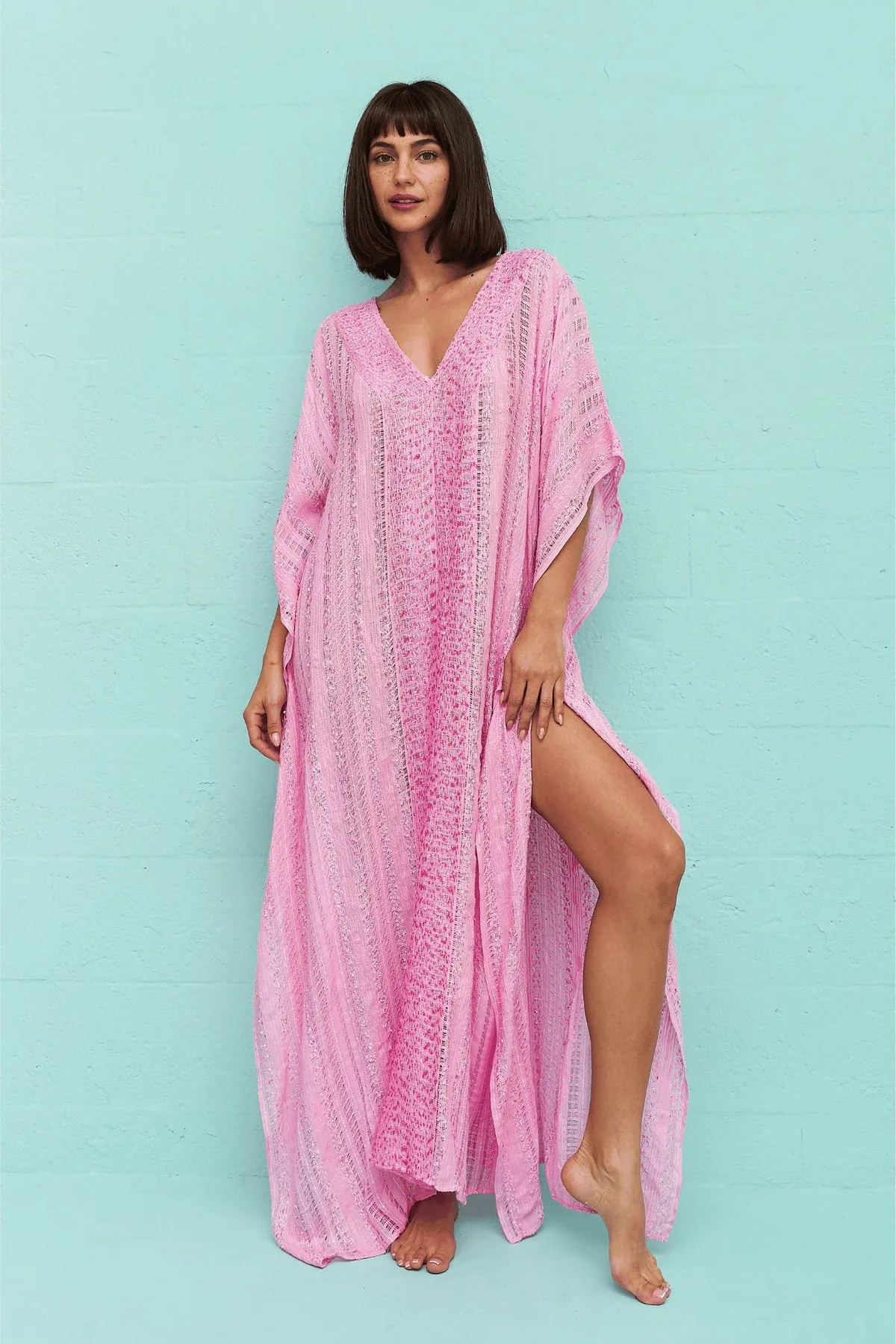 Pitusa Metallic Weave Thobe Long