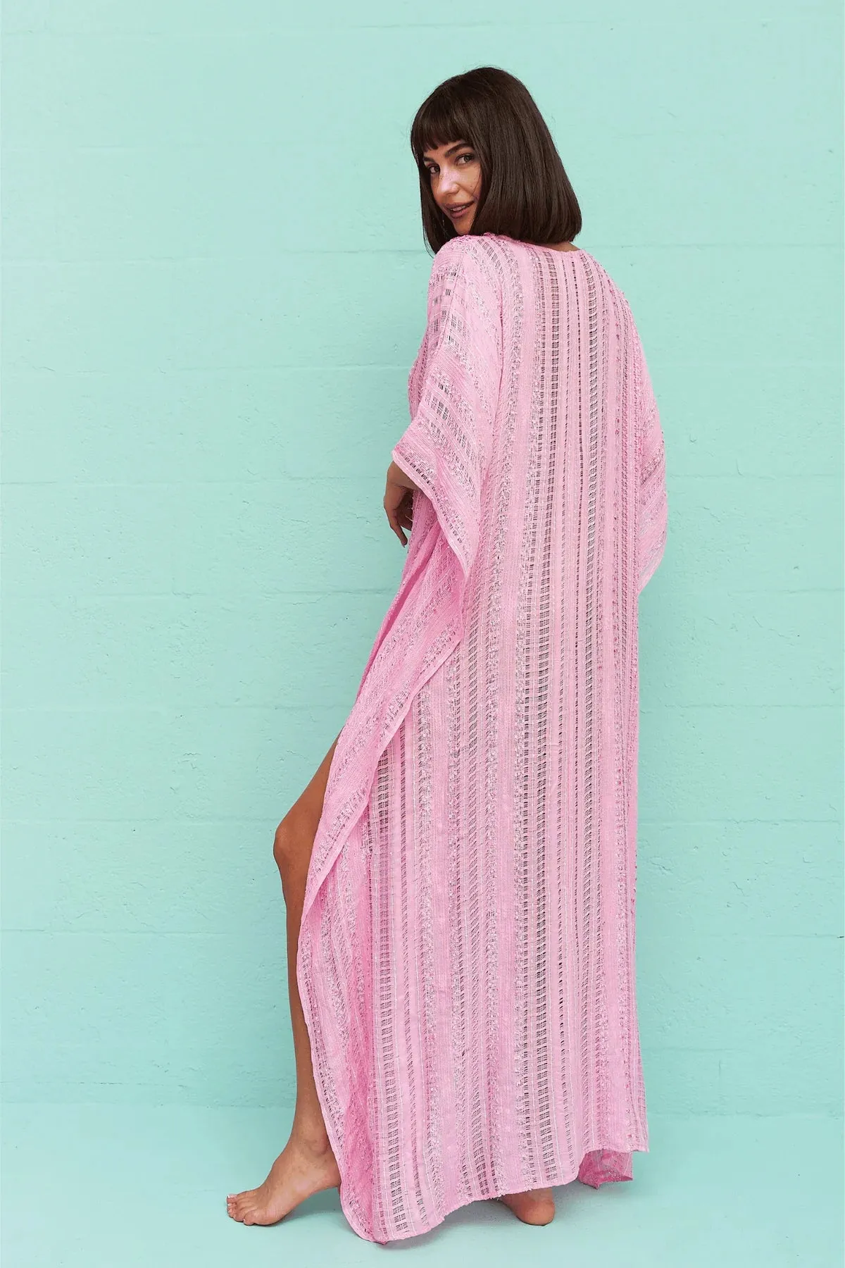 Pitusa Metallic Weave Thobe Long