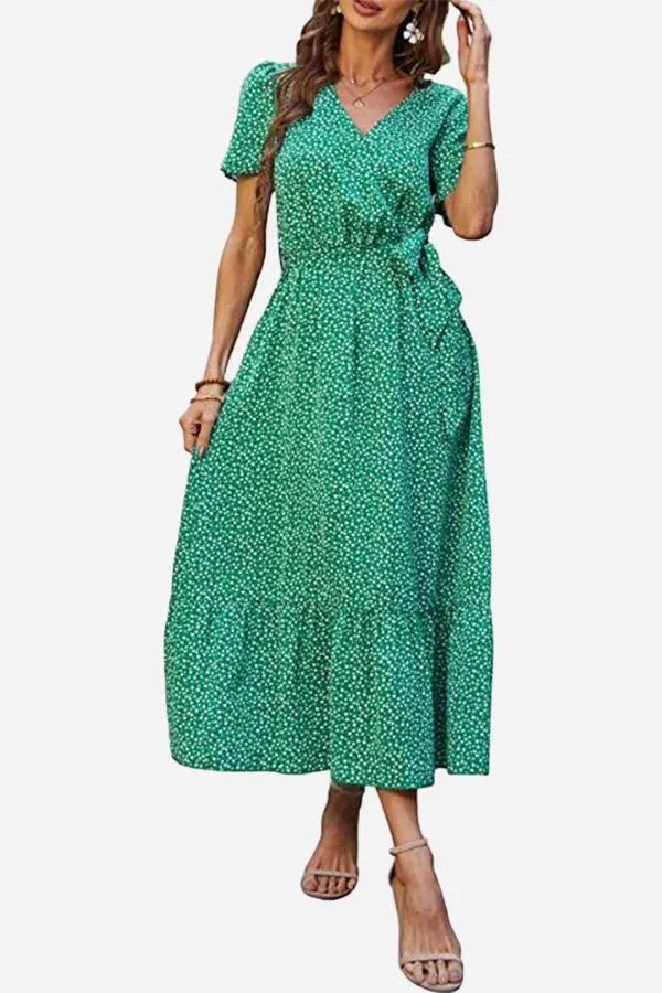 Robe longue style florale Sublime - Zaloupa™