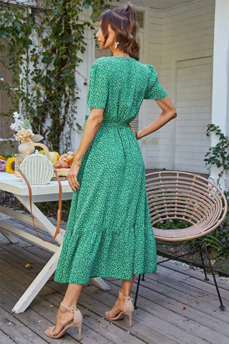 Robe longue style florale Sublime - Zaloupa™