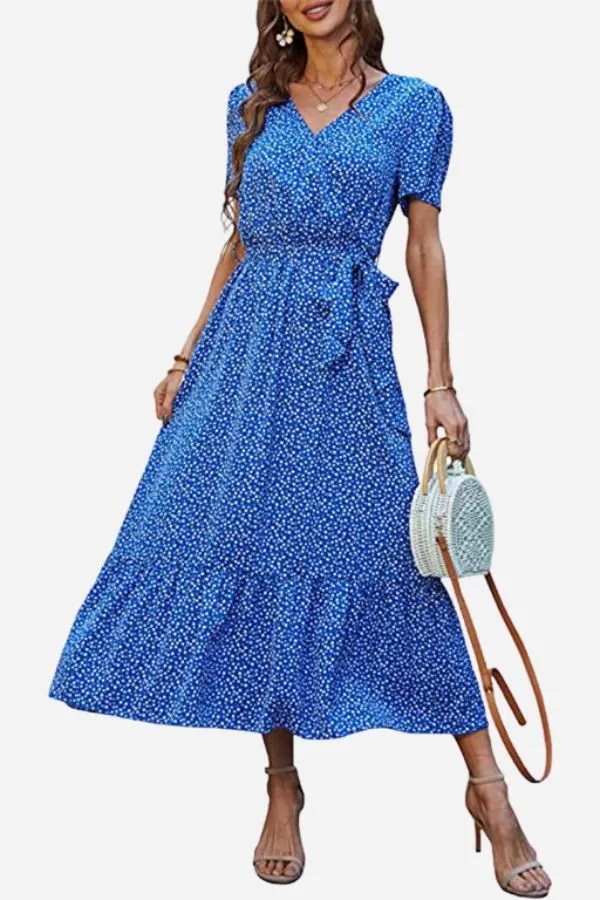 Robe longue style florale Sublime - Zaloupa™