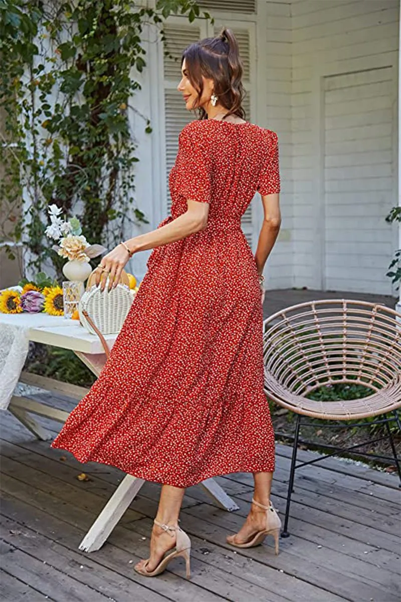 Robe longue style florale Sublime - Zaloupa™
