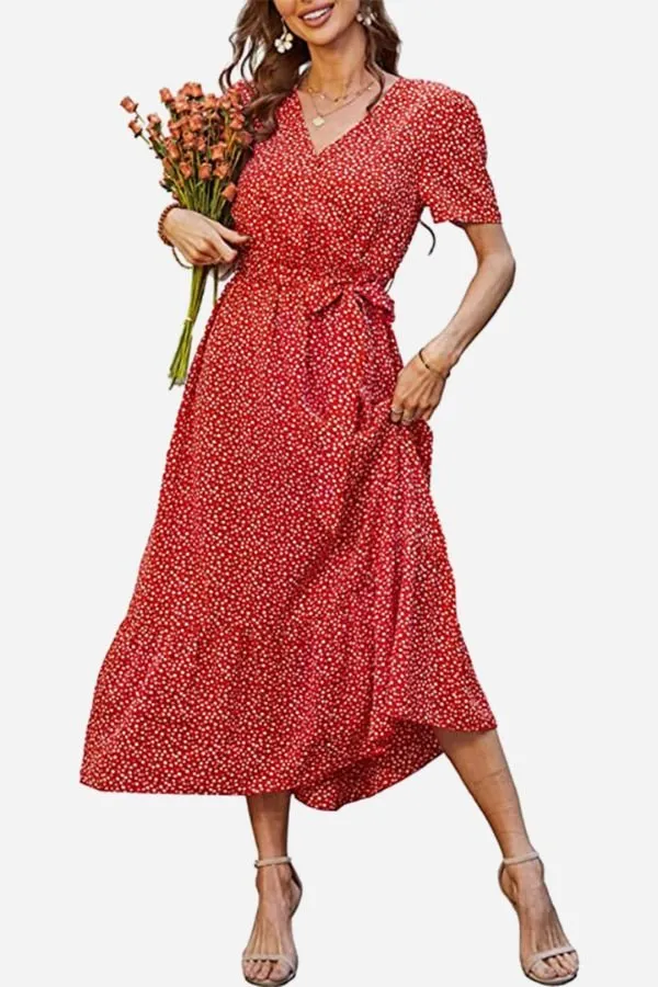 Robe longue style florale Sublime - Zaloupa™