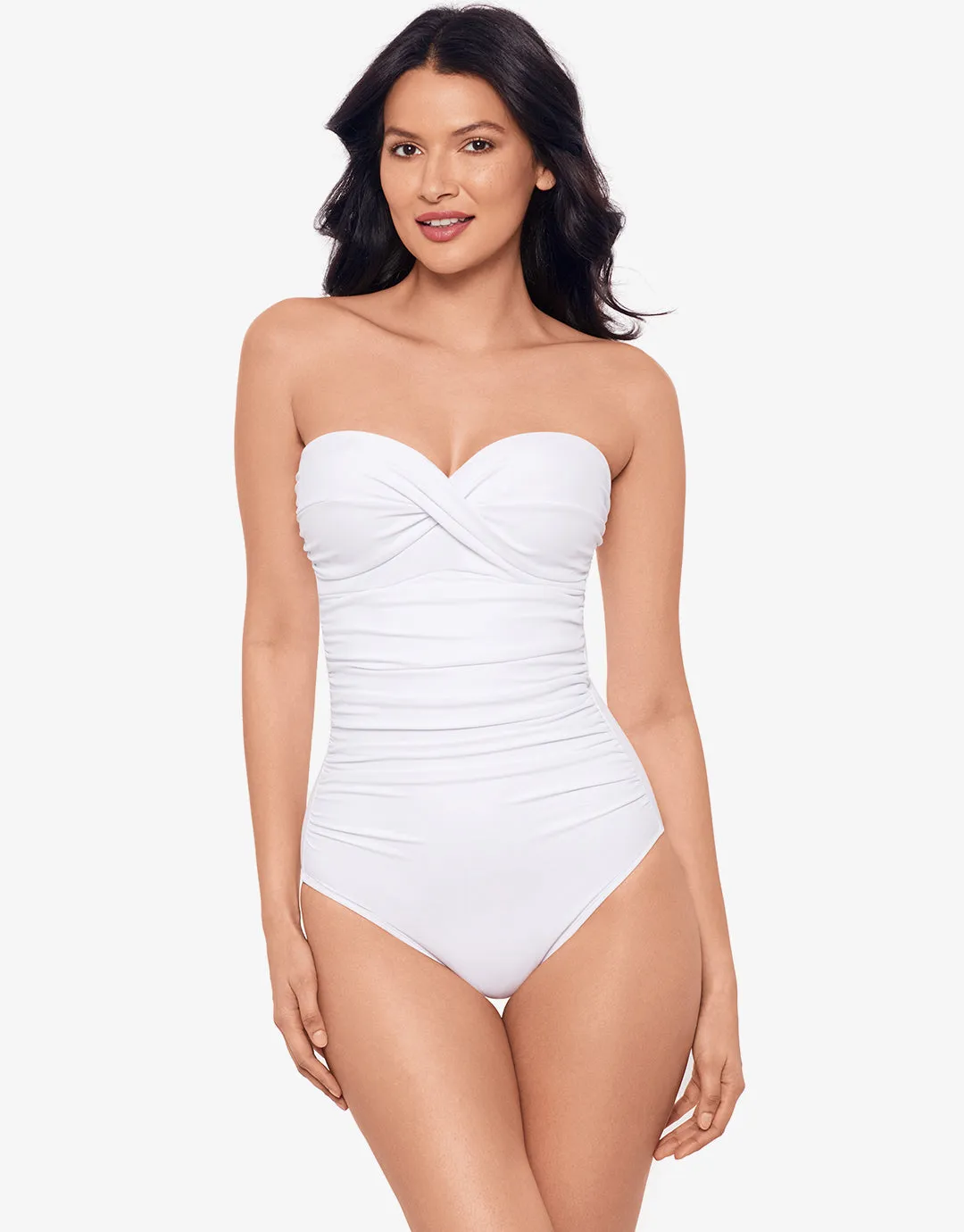 Rock Solid Madrid Swimsuit - White