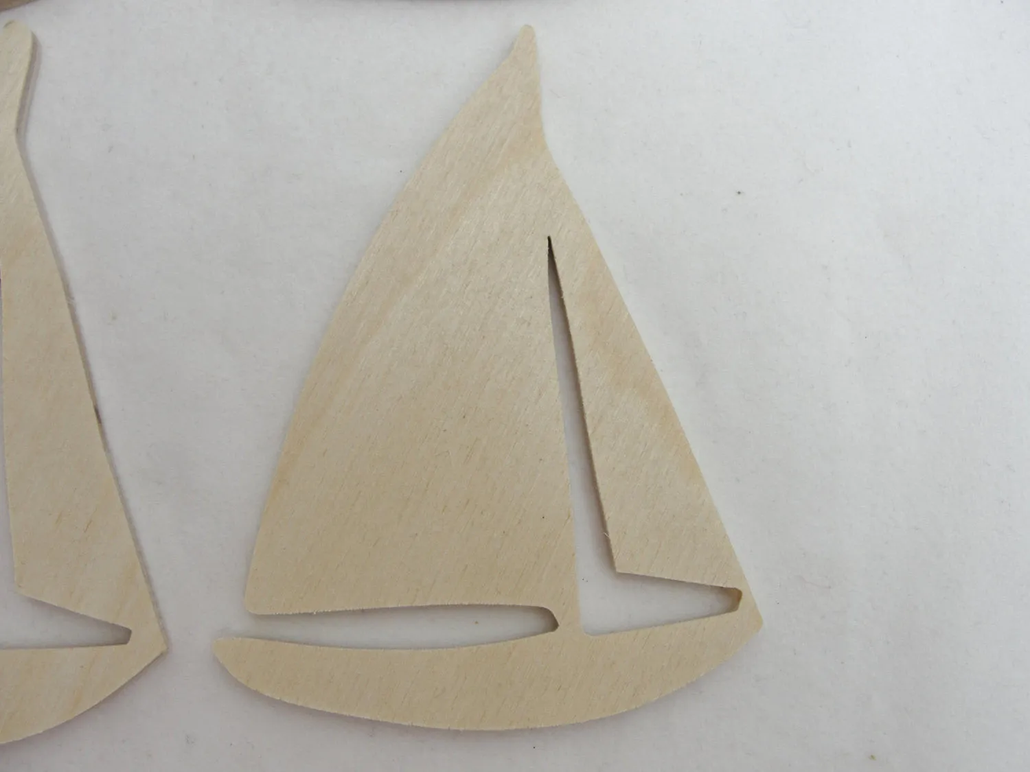 Sailboat cutouts set of 4