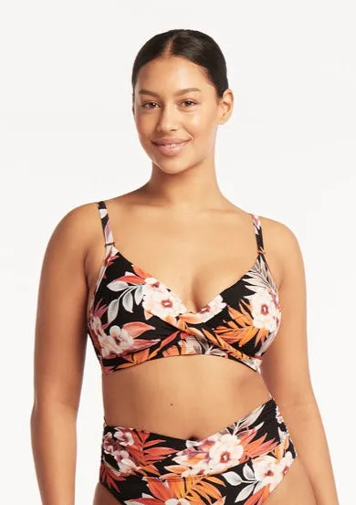 Sea Level Escape Twist Front DD/E Bikini Top